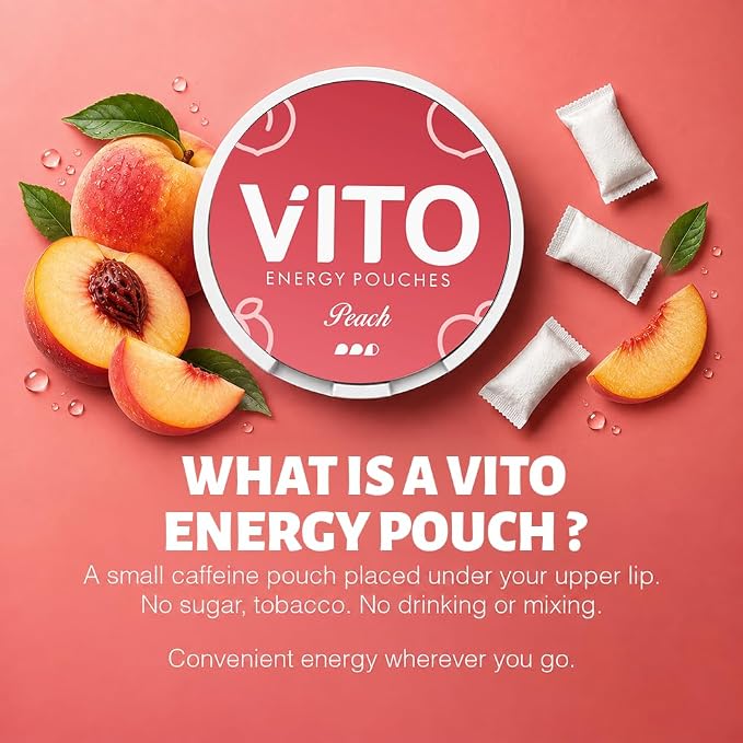 VITO Energy Pouches-Peach