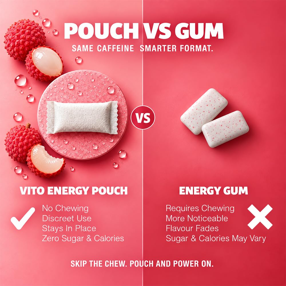 VITO Energy Pouches - Lychee