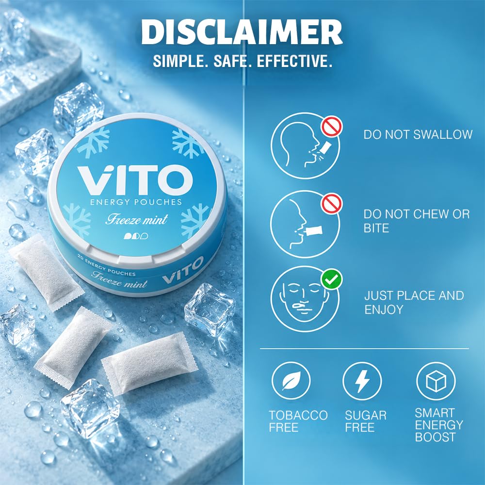 VITO Energy Pouches - Freeze Mint