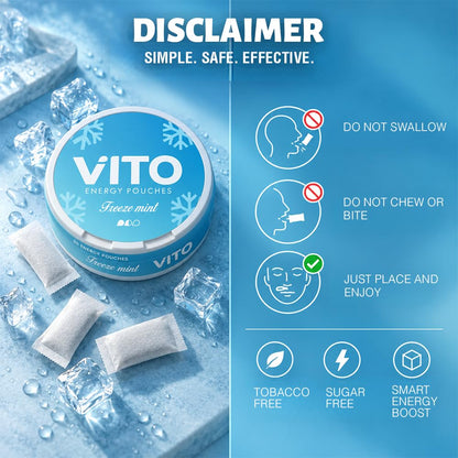 VITO Energy Pouches - Freeze Mint