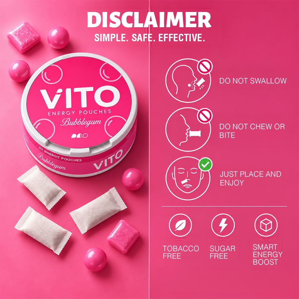 VITO Energy Pouches - Bubblegum