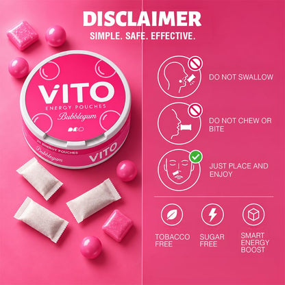 VITO Energy Pouches - Bubblegum