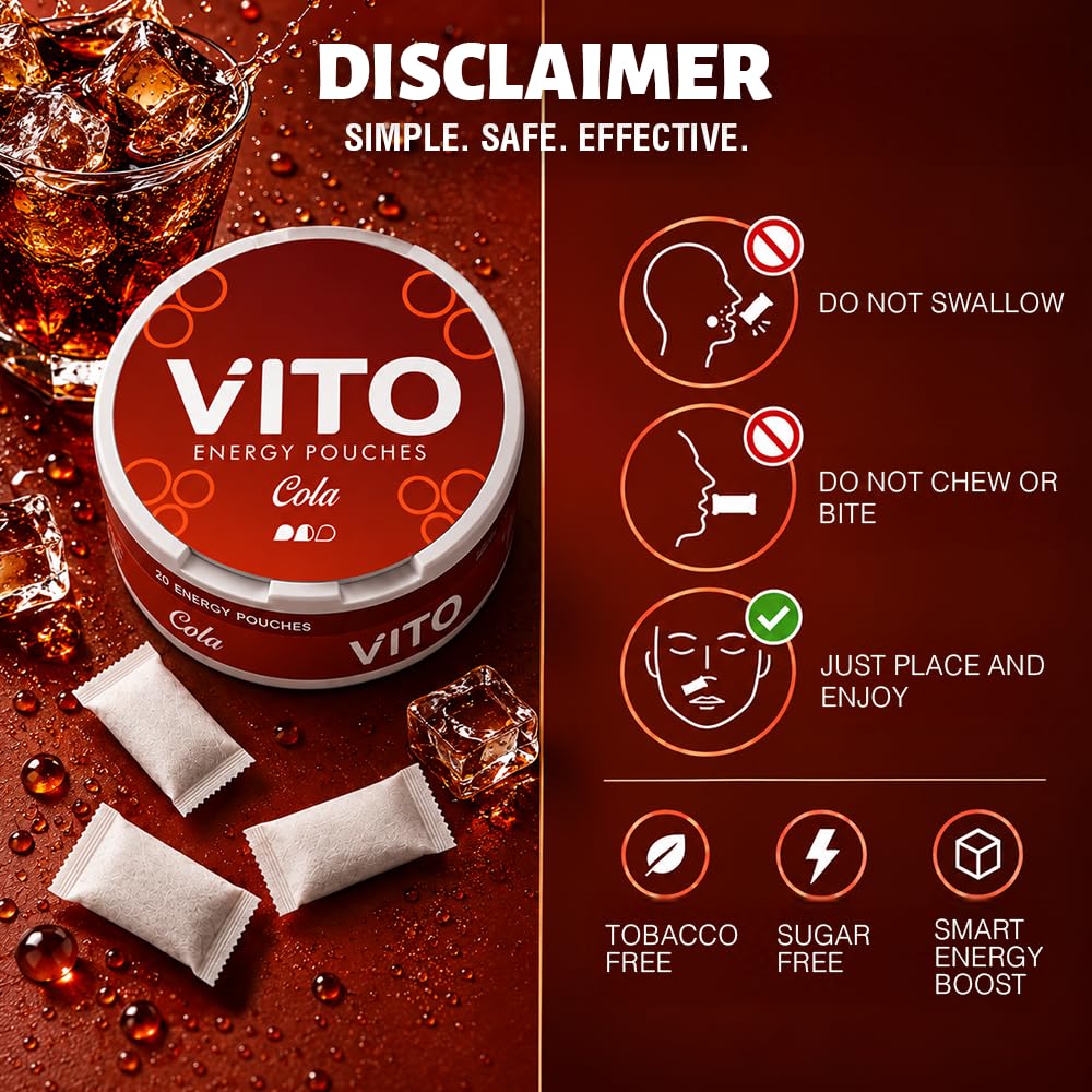 VITO Energy Pouches - Cola