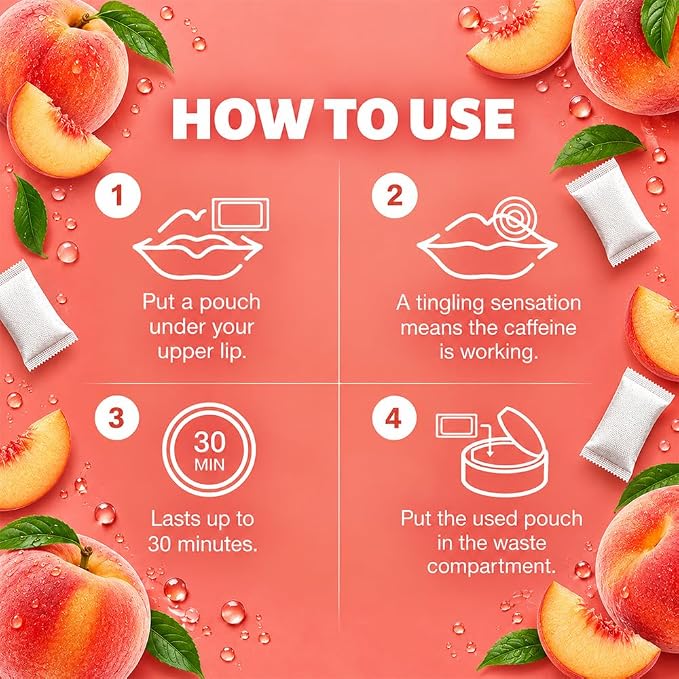 VITO Energy Pouches-Peach