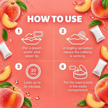 VITO Energy Pouches-Peach