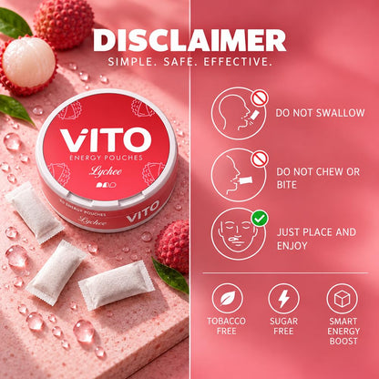 VITO Energy Pouches - Lychee
