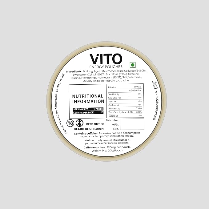 VITO Energy Pouches-Peach