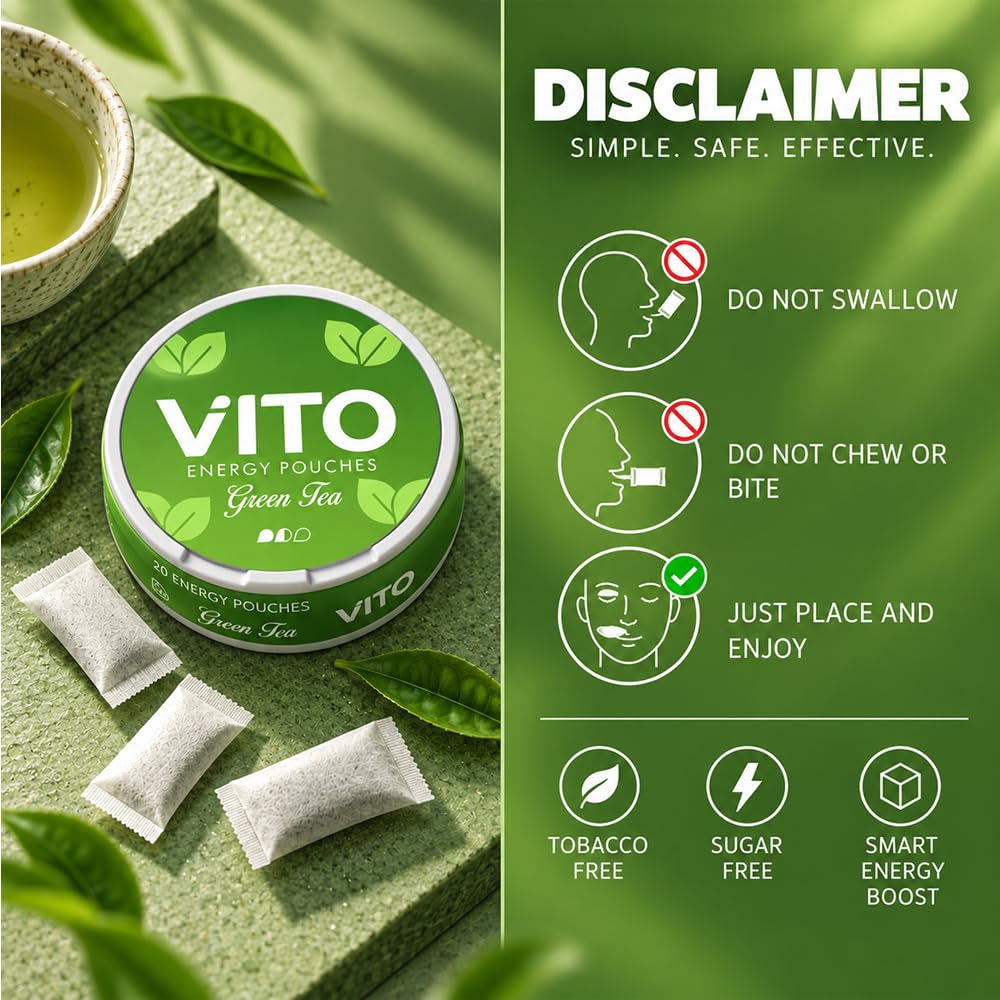 VITO Energy Pouches - Green Tea